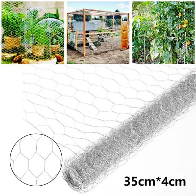 £8.96 • Buy Galvanised Chicken Wire Mesh Netting Rabbit Cage Aviary Fence Plant N~New~
