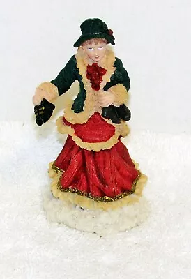 Mervyn's Village Square 1998 Victorian Woman Carrying Shoes Figurine 4 Inch • $9.50