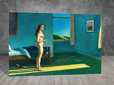 Edward Hopper A Woman In The Sun CANVAS PAINTING ART PRINT 1329X • £4.94