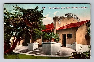 Oakland CA-California The Gateway Idora Park Antique Vintage Postcard • $7.99