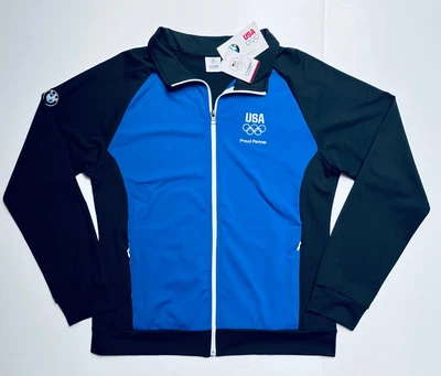 $49.99 • Buy NEW W/Tags  BMW / USA Olympic Proud Partner Ladies XL ECO Full Zip Jacket