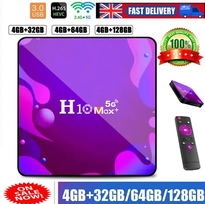 £36.65 • Buy 2023 H10 MAX V11 Quad Core 4K TV Box Android 11.1 Smart HD Media Player WIFI UK
