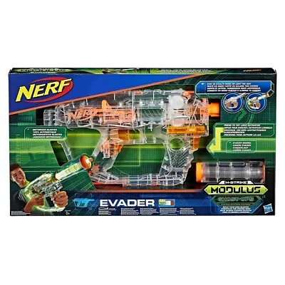 NERF N Strike Modulus Ghost Ops Evader E0733EU4 Effect Light Automatic • £49.38