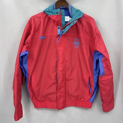 VTG Columbia Bugaboo Jacket Mens Medium 1992 US Olympic Embroidered Red Zip • $20.97