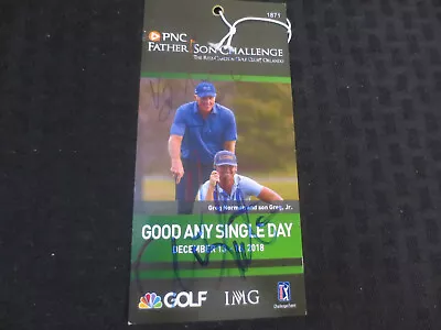 2018 PNC Father/Son Challenge ViJay Singh And Tom Kite Autograph Ticke • $35.99