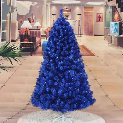 4ft 5ft 6ft 7ft Christmas Tree Undecorated Pink Purple Blue Gold Silver Black • $296.19