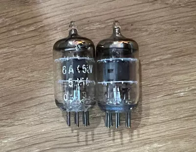 $39.99 • Buy Siemens-6AK5W/5654 Vacuum Tubes Matched Pair Test NOS