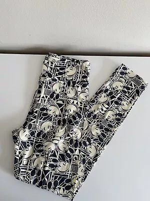 NWOT LuLaRoe Black & White Mickey Mouse Disney Leggings One Size (0-12) • $12