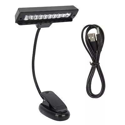 Portable Orchestra Music Stand Light Flexible Neck Clip On USB Reading LED L BOO • $14.43