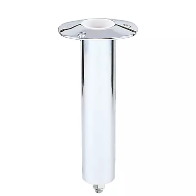 Lee's 0 Degree Stainless Steel Swivel Base Flush Mount Rod Holder 2.25  OD X 10. • $176.95