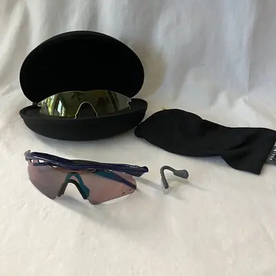 Oakley M Frame Sunglasses G30 Hybrid S Lenses Lance Armstrong Sig W/ Case Xtras • $175