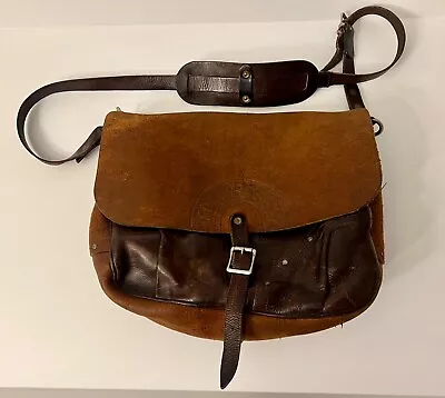 RRL VINTAGE MAILBAG Made In Italy DOUBLE RL RALPH LAUREN All Leather Bag • $745