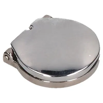 Polished Chrome Spring Loaded Key Escutcheon Cover 27mm For 12mm Hole • £7.81