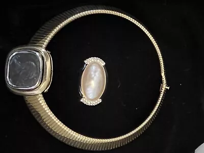 Vintage Ciner Rare Collar Necklace And Slide Set • $389.99