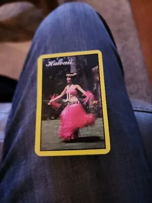 Vintage Hawaii Aloha Dancer Hula Girl Playing Cards New With Plastic Case  • $19.81