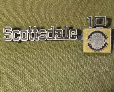 Vintage Scottsdale 10 Chevy Truck Emblem • $25