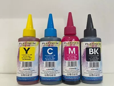 $19.80 • Buy 4 Pack 100ml Refill Ink For Brother Printers