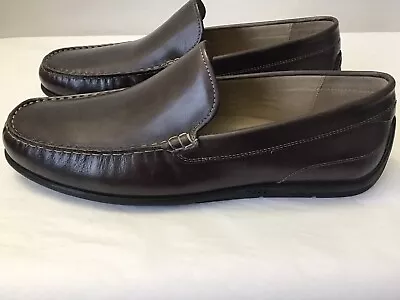 New ECCO Classic Moc 2.0 Leather Loafers Shoes Coffee Brown Men 47 (US 13-13.5) • $79.95