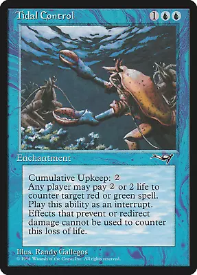 Tidal Control [Alliances] Magic MTG • $1.85