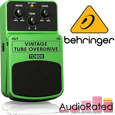 Behringer TO-800 Overdrive Pedal - Amp Tone Tube Screamer TS9 / TS808 • £45.99