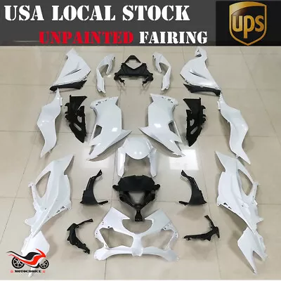 Unpainted Fairing Kit For KAWASAKI Ninja ZX-6R 2019-2023 ABS Injection Bodywork • $267.59