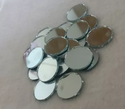 X10  Round Glass  Mirror For Art Work Or Decorations/measurment In Photos • £3.99