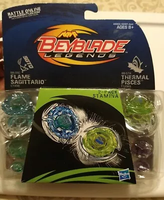 Beyblade Legends Stamina 2-Pack W/ Flame Sagittario & Thermal Pisces  • $120