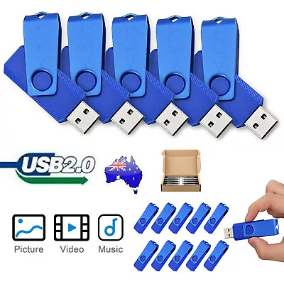 100Pack Memory Stick Storage 2GB 4GB 8GB USB 2.0 Flash Drive Thumb Pen Drive • $356.99