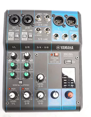 Yamaha 6-Input Stereo Mixer • $89.99