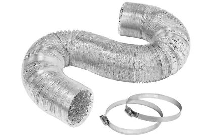 VIVOSUN 8 In 25 Ft- Non-Insulated Flex Air Aluminum Ducting Dryer Vent Hose • $15.19