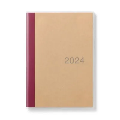 Muji 2024 Monthly Schedule Notebook Size B6 (23 Dec - 2024) Made In Japan • $16.77