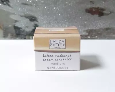 Laura Geller Baked Radiance Cream Concealer In Medium 6g Full Size New Boxed • £24.99