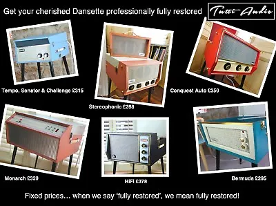 £295 • Buy Dansette Record Player Refurbishment Service By Tutti Audio From Only £295