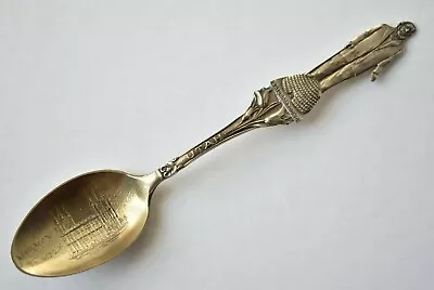 Brigham Young Mormon Temple Salt Lake Utah Sterling Souvenir Spoon • $175