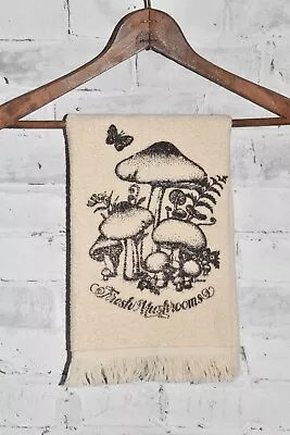 VINTAGE MUSHROOM 1970’s HAND TOWEL Vintage Canon Brand! • $20