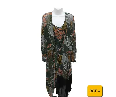 Preen Line Dolcie Dress W/ Printed Slip - Women's Size S - Preen Designer Dress • $101.98