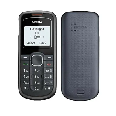 Original Nokia 1202 Cell Phone 5.5MB Storage Capacity Unlocked 2G GSM Black  • $25.98