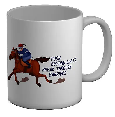 Horse Riding Mug Equestrian Rider Racing 11oz Cup Gift • £6.99