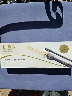 Hot Tools Pro Artist 24k Gold 3/4  Marcel Curing Iron New In Box • $34.95