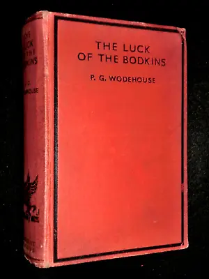 P G WODEHOUSE; The Luck Of The Bodkins (1935-1st) Vintage Novel Monty Bodkin #1 • $18.93