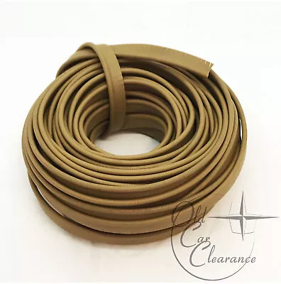 Vinyl Welt Cord Piping For Auto Marine Tan Embossed 1/8  Bead 15 Yards • $19