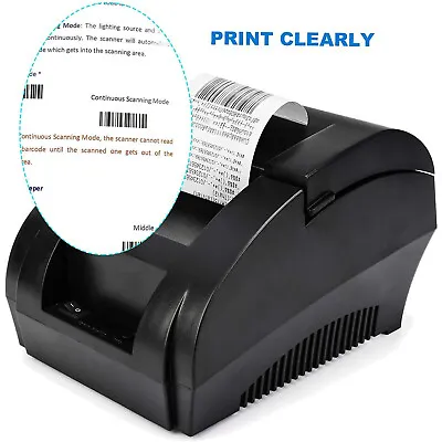 £33.03 • Buy Thermal Receipt Printer ESC/POS USB Label Printer For Restaurant Retail Store UK