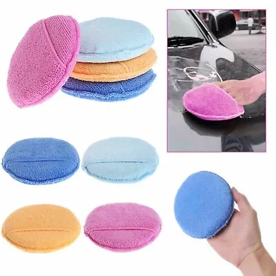 Car Waxing Polish Microfiber Foam Sponge Applicator Cleaning Pads Polisher #JP • $2.38