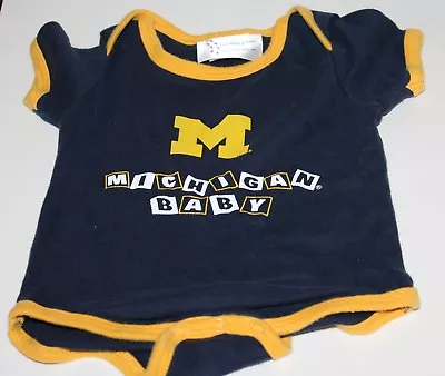 Michigan Wolverines  Michigan Baby  By Two Feet Ahead Infant 12 Months One Piece • $14.95