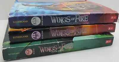 $13.87 • Buy Wings Of Fire | Paperback | 3 Book Lot | By Tui T. Sutherland | Books 4,5 & 6