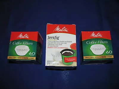 Militta Java Jig Coffee Filter System 2 Reusable Cups And 180 Filters • $14.95