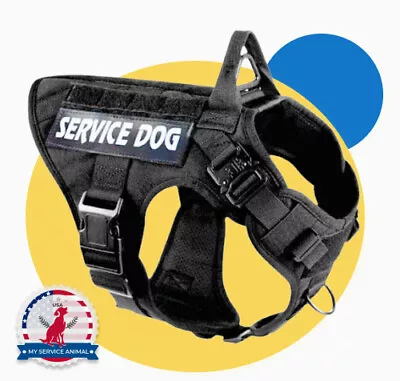 Service Animal Tactical Harness | K9 Military Premium Quality ADA Dog Vest • $34