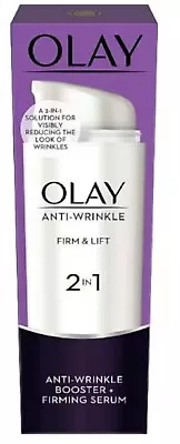 Olay USA Anti-Wrinkle Firm & Lift 2in1 Booster + Firming Serum - 50ml  • £20