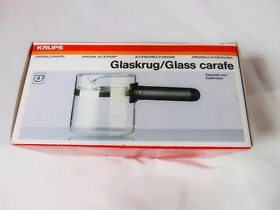 $27 • Buy KRUPS Glaskrug Glass Carafe Original Replacement Espresso Mini CafePresso New 