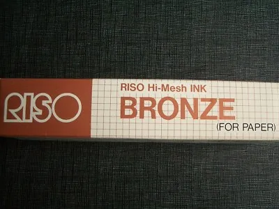 BRONZE - RISO Print Gocco Hi Mesh INK For Paper Screen Printer PG-5 PG-11 PG-10 • $15.99